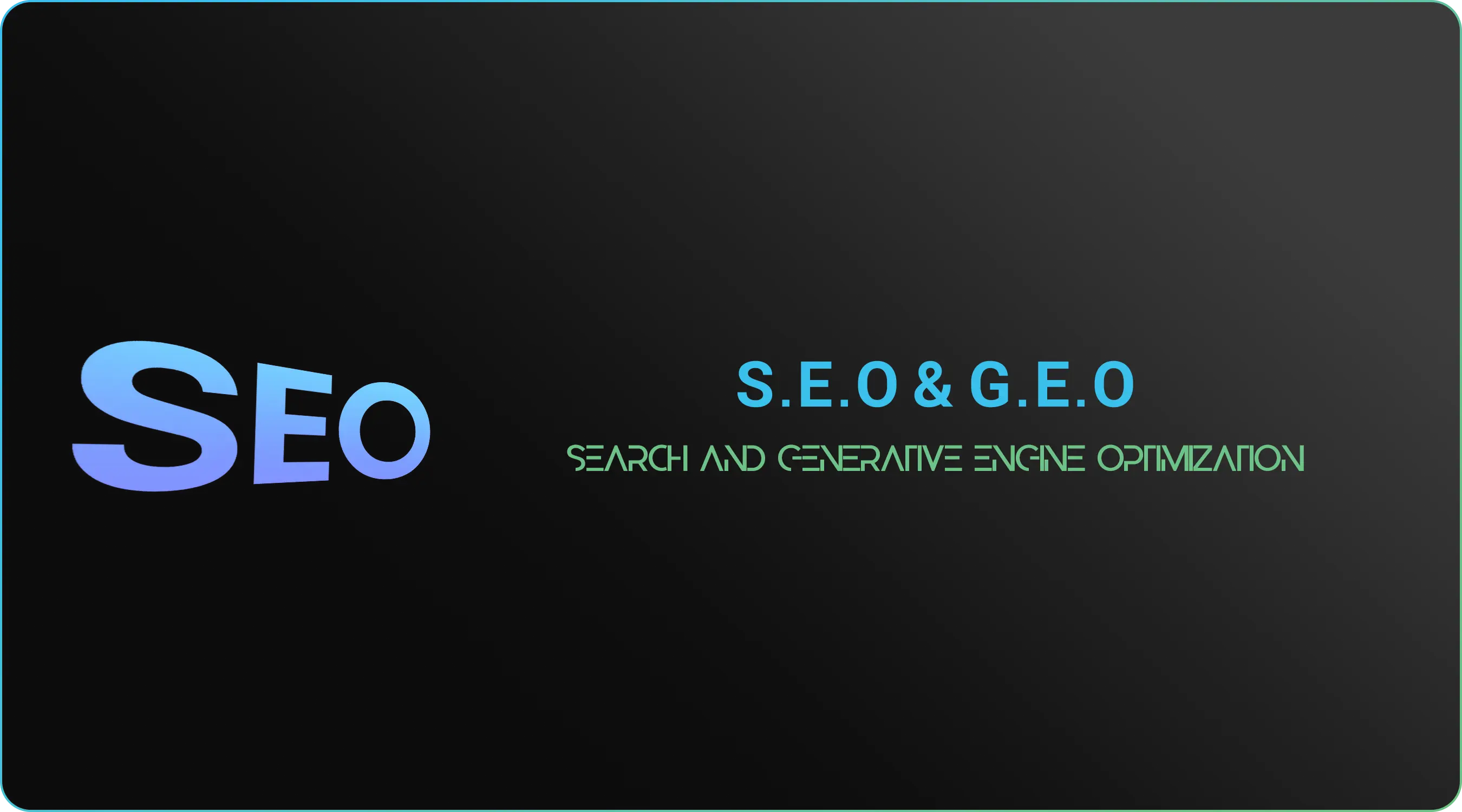 SEO & GEO